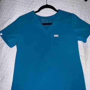 Figs Pacific Blue Jogger Scrub set XS/XSP